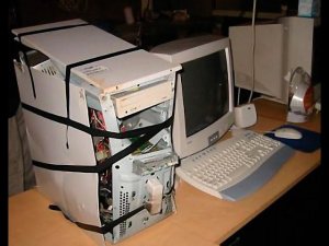 CORE 2 Duo E 8500 + GeForce 8600 GT, а точнее сборка из хлама в подарок. 775 опять в строю.