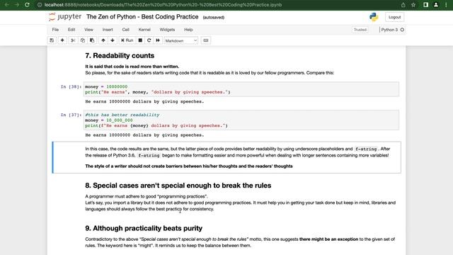The Zen of Python - Best Coding Practice