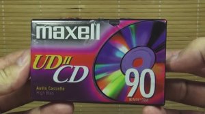 Аудиокассета MAXELL UD2CD. Довольное редкий и симпатичный