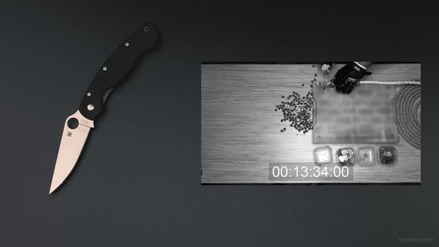 Результаты тестов. Spyderco Military CPM s30v смотреть онлайн