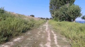 Берег Каховского моря на суше и воде (часть первая). Херсонская область, г. Каховка.