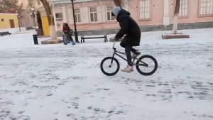 Открыли зимний сезон!? Drift bmx!