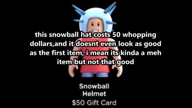 Roblox Amazon Gift Card Items: Snowball Edition смотреть онлайн
