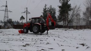 Экскаватор одноковшовый погрузчик универсальный ЭБП -11