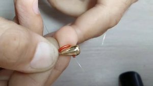 Как привязать мормышку с кембриком #мормышка #хариус #ленок