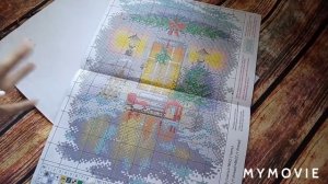 Набор МП Студия Акварель "Новогодняя дверь". ОБЗОР НАБОРА