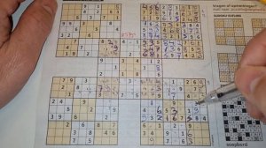 Our Sunday Sudoku practice continues! (#5794) Samurai Sudoku puzzle 01-15-2023