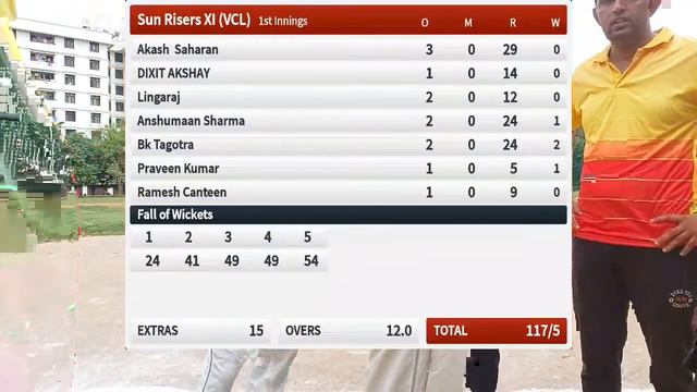 Live Cricket Match | Space Rangers vs Sun Risers XI (VCL) | 21-May-22 03:03 PM 12 overs | Vikram Cr
