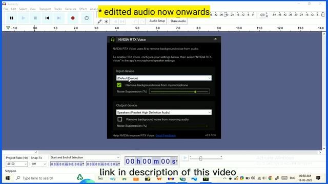 ?GeForce Voice Driver + Audacity = Clear, Crisp Audio [2023]  #rtxVoiceDriver #audacity