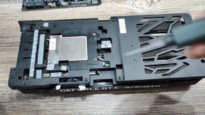 Замена прокладок на медные пластины Palit RTX 3070 JetStream OC медный комплект 0.5мм.