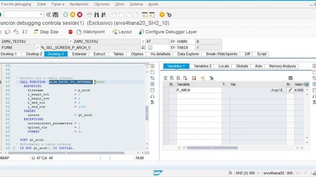 SAP - ABAP - Excel a Tabla interna - Muy fácil !!! ?
