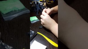 Как сделать голову ЧУЖОГО из воздушного пластилина| : )