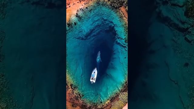 Cetina river source or the Eye of the Earth aerial view ? #cetinariver #croatia #eyeoftheearth