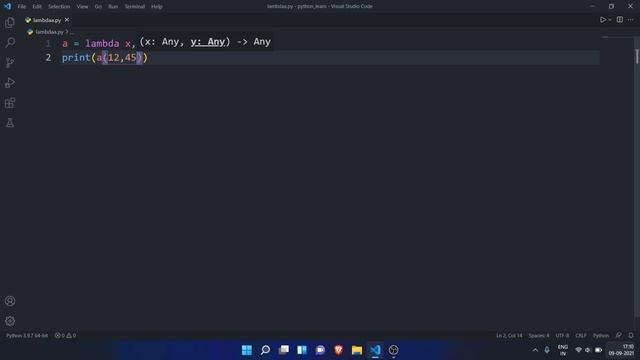 Lambda in python | in Hindi | python full course for beginners[2021] |#36 смотреть онлайн