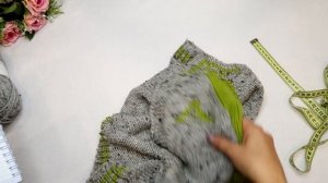 Кофта Бомбер спицами для мальчика Экспресс мастер класс