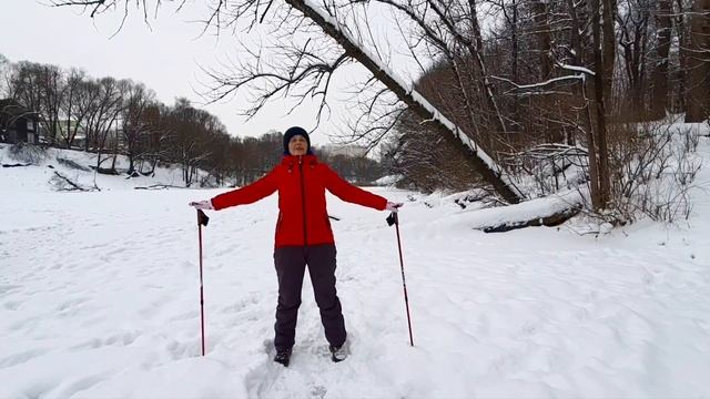 Скандинавская ходьба. РАЗМИНКА. смотреть онлайн