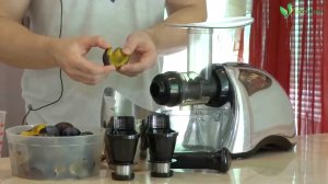 Сливовый сок на соковыжималке Sana EUJ-707