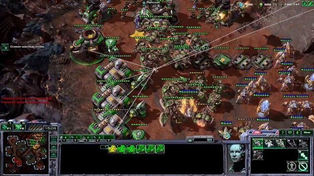StarCraft 2 гоняем за Террана 2 x 2 с Максом смотреть онлайн