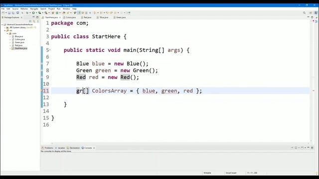Dynamic polymorphism in Java