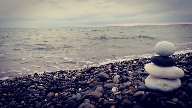 Энергия морской волны. Успокаивающий шум волн.