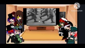 Past Countryhumans react to each other during ww2 part 1 America