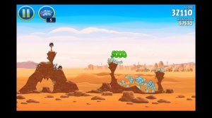 Angry Birds Star Wars 1-14 Tatooine 3 Star Walkthrough