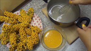 Облепиховый кисель 100гр.- 27ккал..Рецепт приготовления.