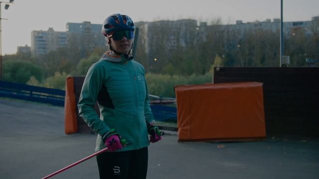 Тренируем технику конькового хода на лыжероллерах и без | Варвара Прохорова