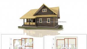Проект одноэтажного дома с мансардой