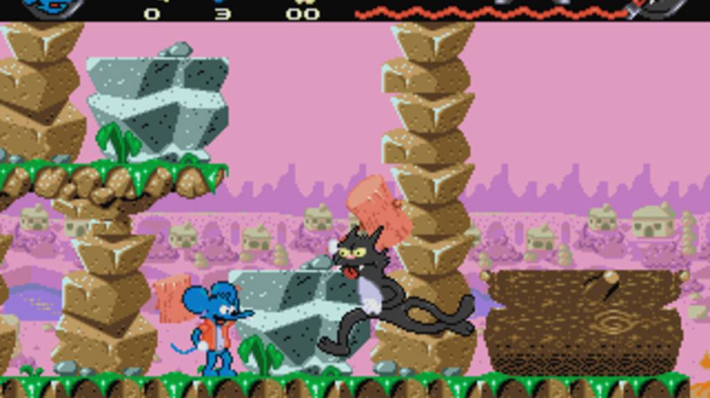 The Itchy and Scratchy Game (Sega Mega Drive) - Полное прохождение (LongPlay) [HD]