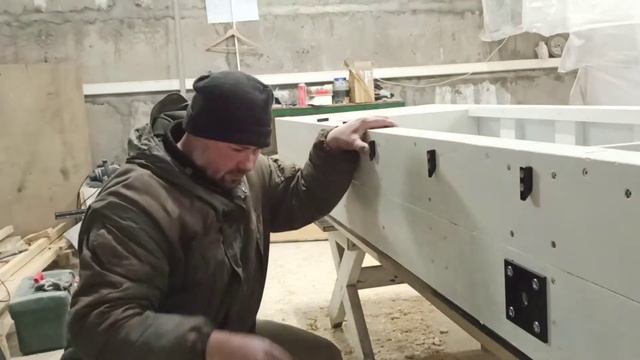 сани Метелица, монтаж зацепов для утяжки груза. смотреть онлайн