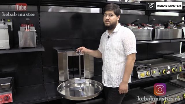 Электрический Гриль для Шаурмы Silver ED-05 смотреть онлайн