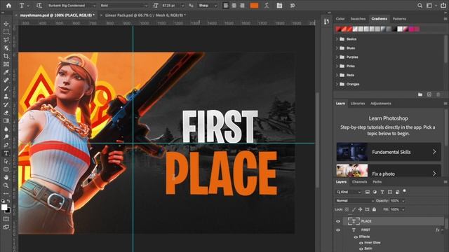 Photoshop Tutorial: Fortnite Thumbnail смотреть онлайн