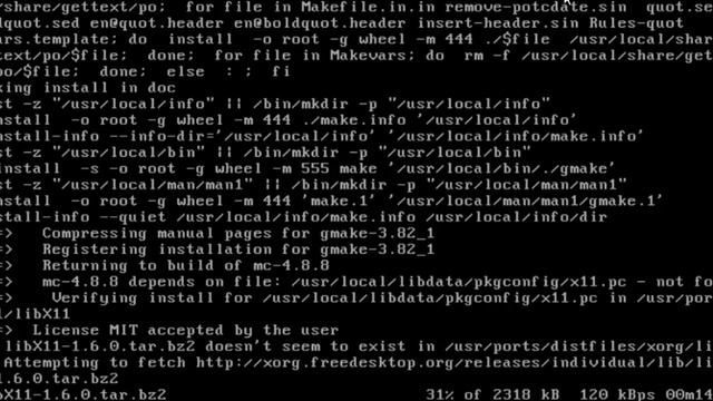 FreeBSD 9.2 - установки программ из исходников.... part two