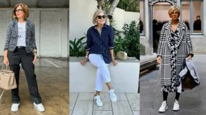 МОДНЫЙ❤️ СПОРТ-ШИК В  ОСЕННЕМ ГАРДЕРОБЕ ДЛЯ ЖЕНЩИН 45+55+65+ЛЕТ❤️