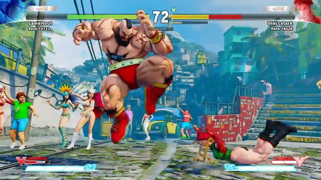 STREET FIGHTER V BETA match cammy vs gif