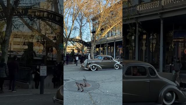 #shorts Old Sacramento. Oldsmobile Cars // Старый Сакраменто. Ретро автомобили в Америке. США