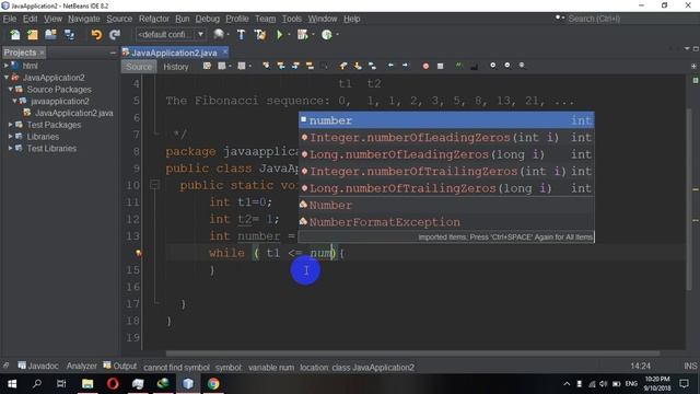 How to Display Fibonacci series Upto a Given Number in Java смотреть онлайн