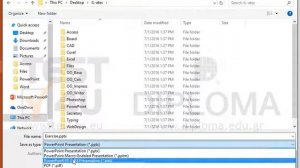 Save the presentation as PowerPoint 97-2003 presentation in folder IL-ates of your desktop,...