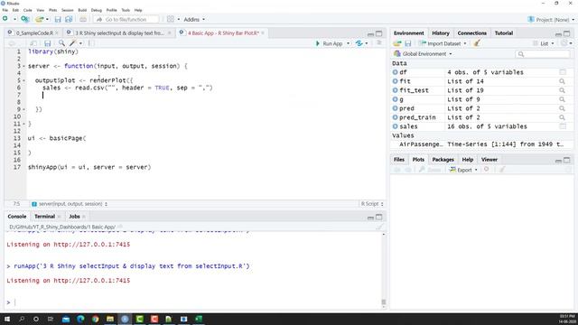 [R Shiny Basic App] #4 - R Shiny Bar Plot смотреть онлайн