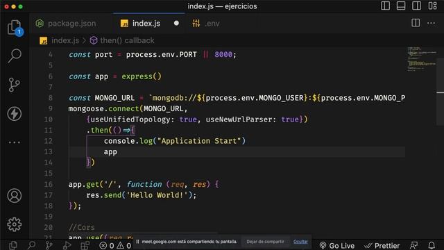 Clase: NODEJS - Configuracion Mongo DB y Cracion de Funciones PART 1 смотреть онлайн