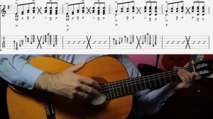 How to Play "Entre Dos Aguas," by Paco de Lucía  (Lesson #1) | Rhythm Guitar Tutorial