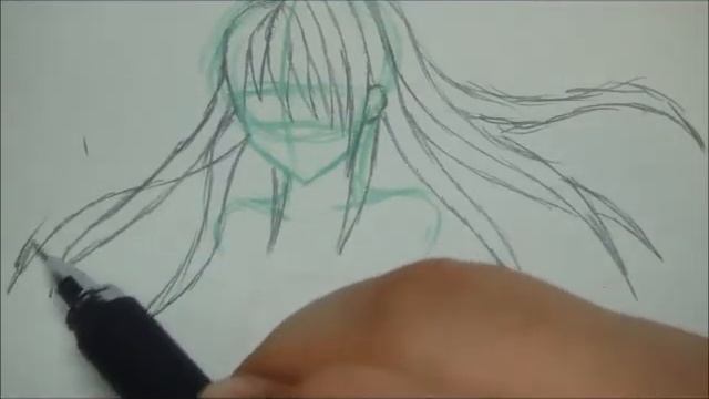 How To Draw Long Flowy Hair (Otakufuel Audition) смотреть онлайн