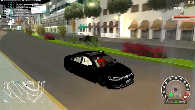 role no mta san de jetta preto e ferrari