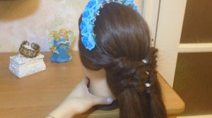Прическа на распущенные волосы от Ирины Лебедевой