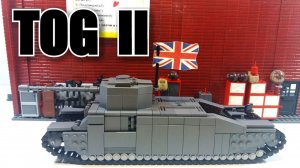 LEGO WW2 самоделка: танк ТОГ 2 . Lego tank TOG II