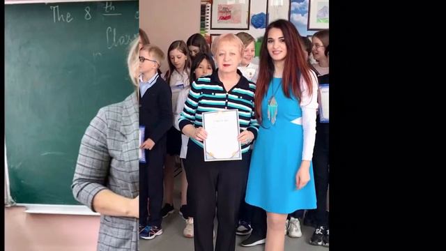 Новогоднее поздравление от 8В класса с благодарностью и с любовью! смотреть онлайн