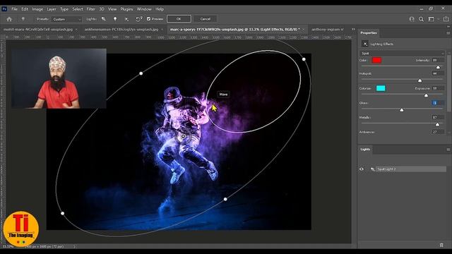 Lighting Effect in Photoshop 2021 смотреть онлайн