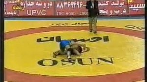 Iran wrestling matches - Saeid Ebrahimi VS Taimuraz Tigiev 2009 league