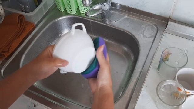 Самый лучший способ отмыть кастрюли и любую посуду  без посудомойки